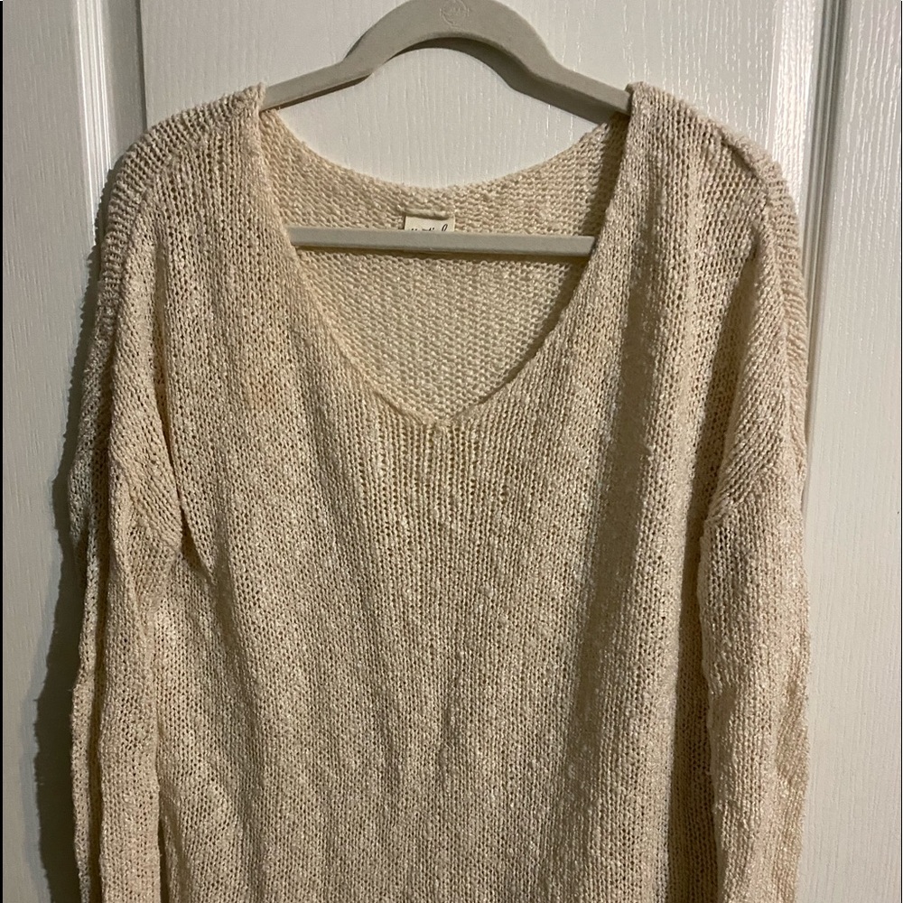Essentials cream sweater